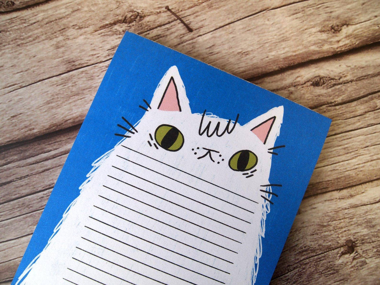 A6 Cat notepad, illustrated notepad, I like cats