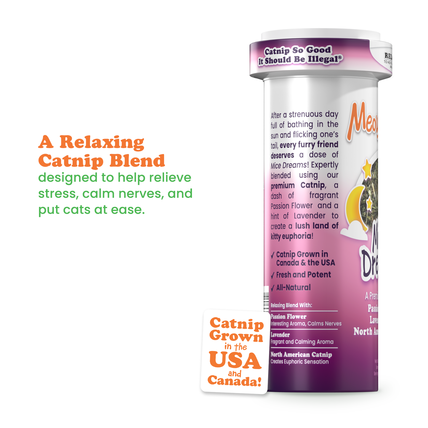 Mice Dreams - Passion Flower, Lavender, and Catnip Blend