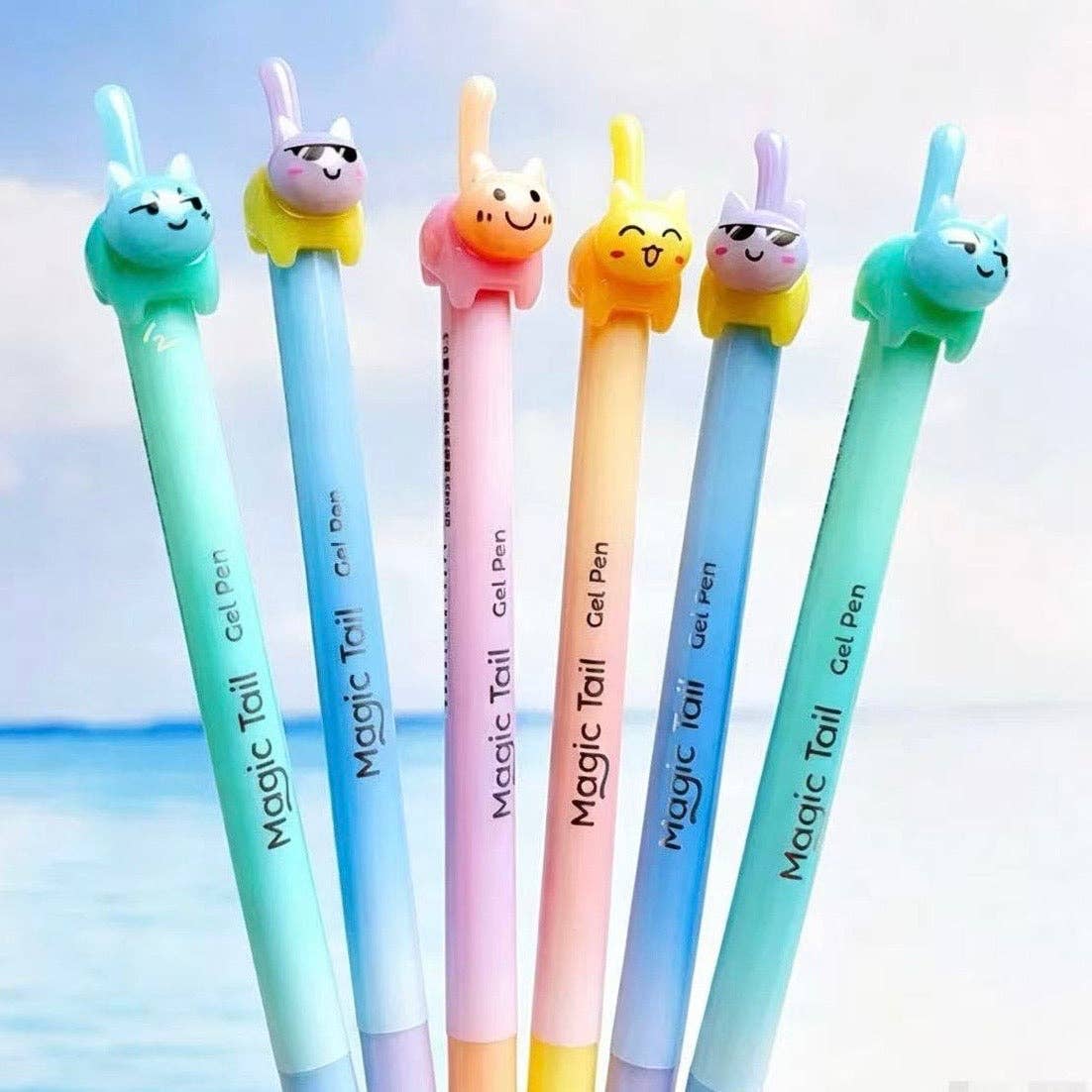 Cat Tail Colors Gel Pen