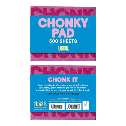 Chonky Checklist Chonky Note