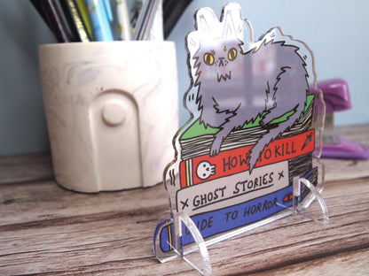 Spooky Cat Acrylic Desk Pet Standee Ornament
