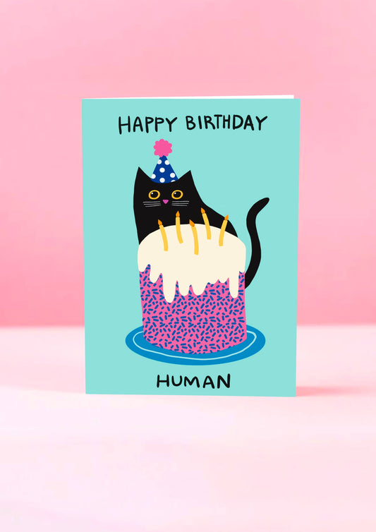 Happy Birthday Human Greetings card