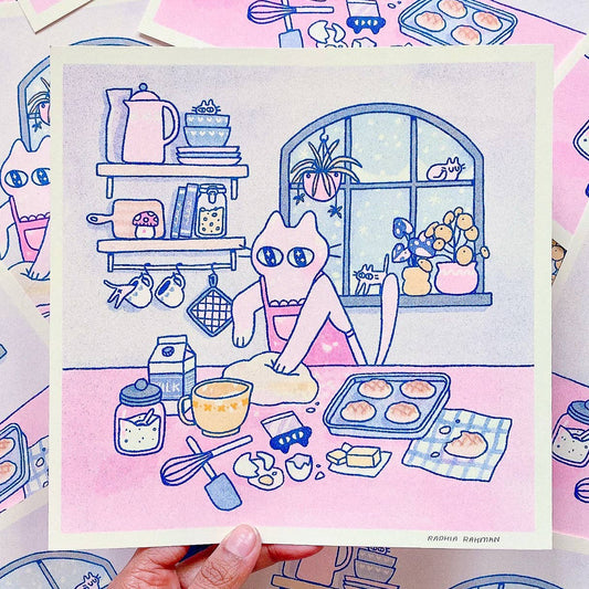 Baking Kuni Riso Print