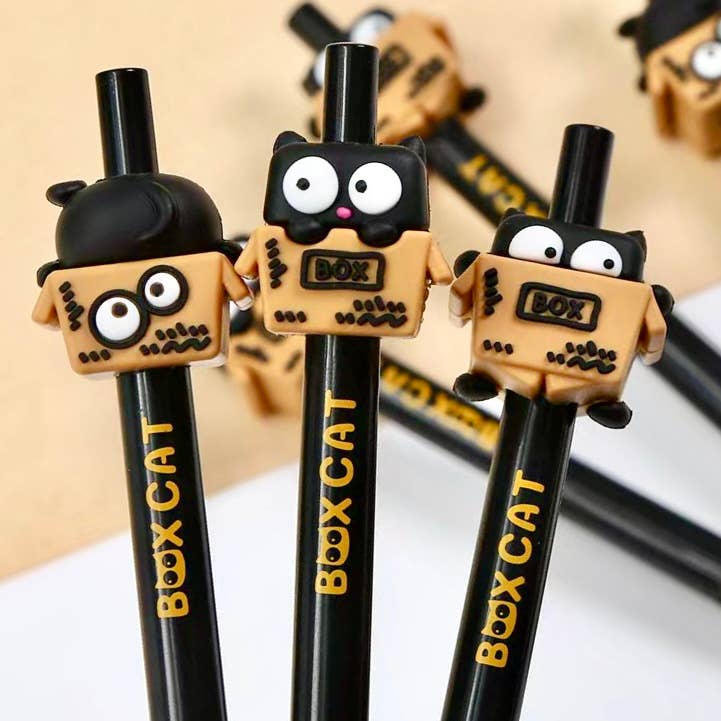 Box Cat Gel Pen