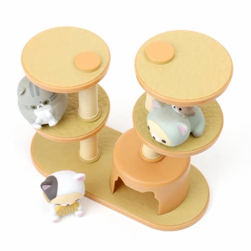 K-Wonderland - Cat tree-style display stand- Cat Tower for collect Figure