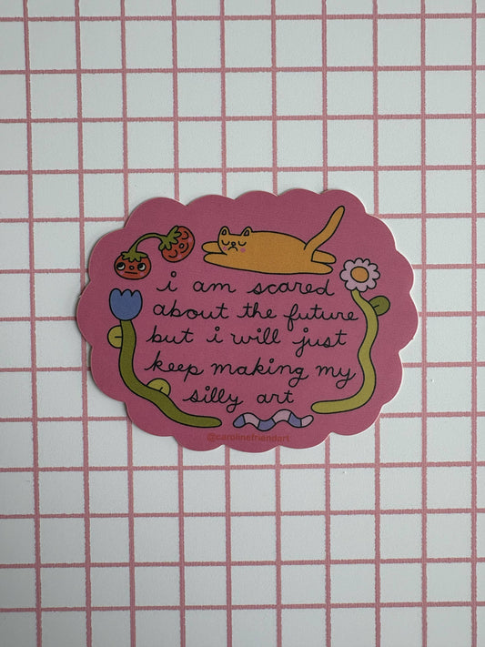 Silly Art Sticker