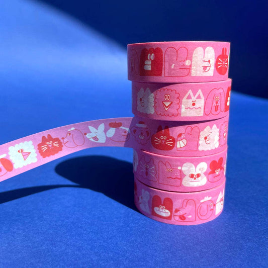 Joy Boys Pink Washi Tape: 1 tape