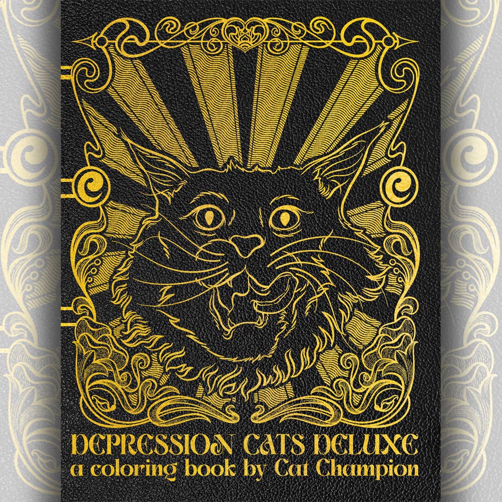 Coloring Book: "Depression Cats Deluxe"