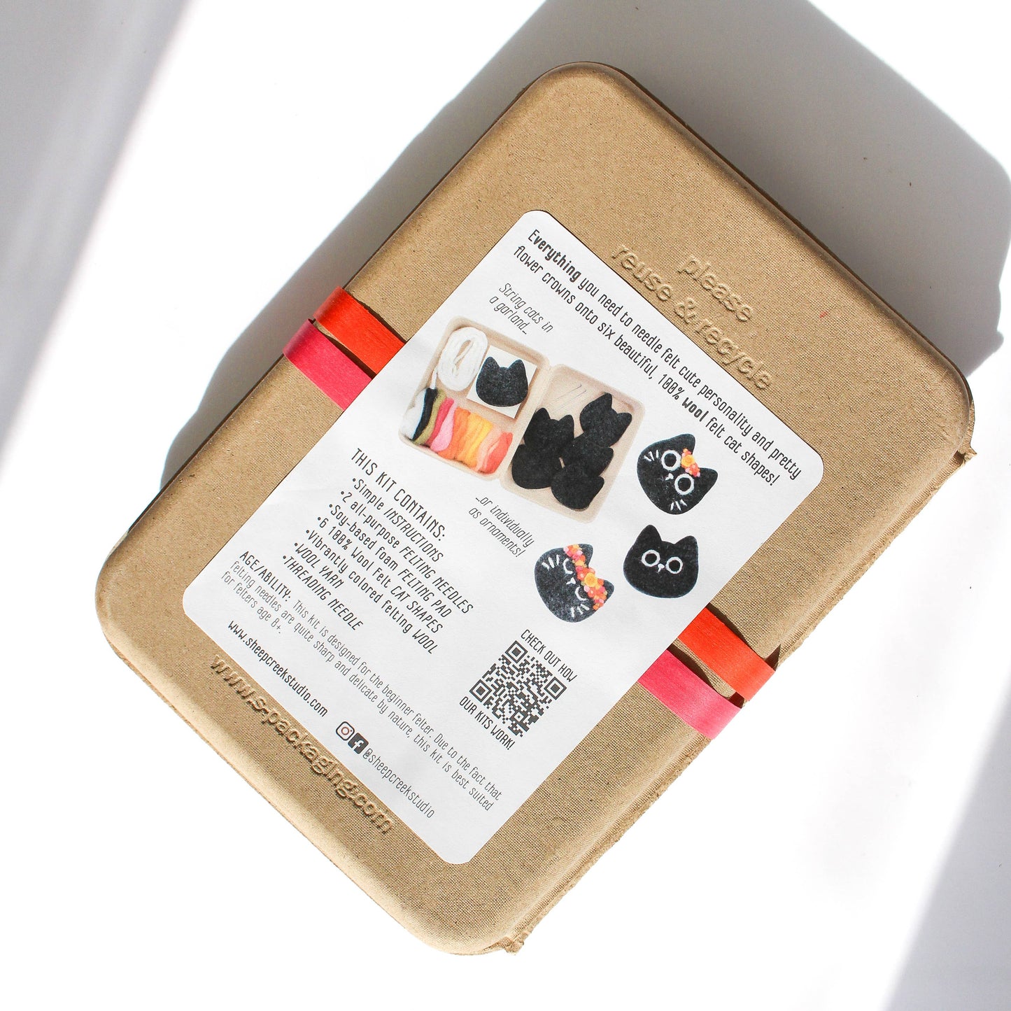 Black Cats Felting Craft Kit