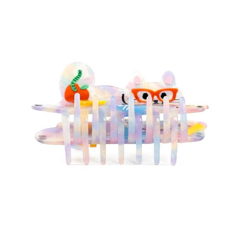 Teacher Cat Hair Claw Clip