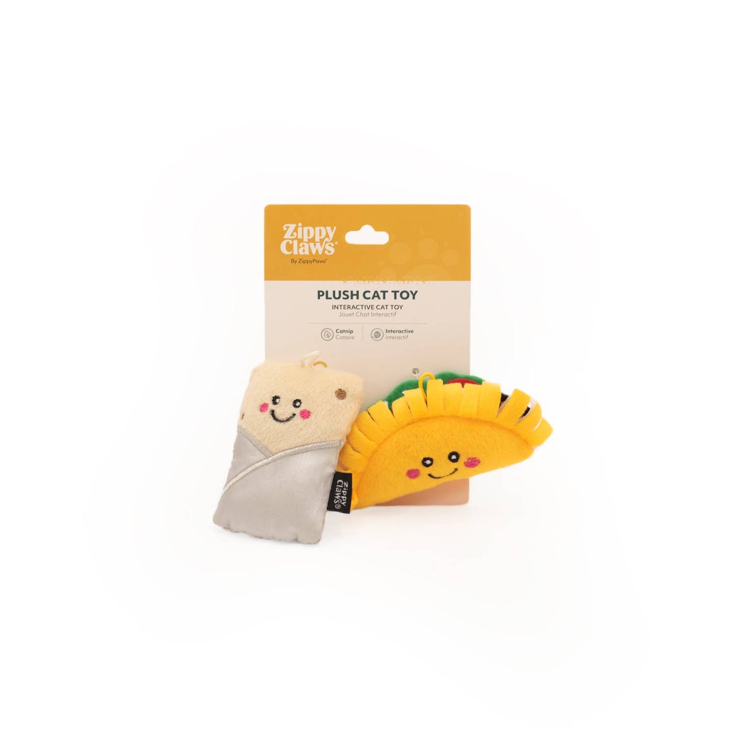 ZippyPaws - ZippyClaws® NomNomz® - Taco and Burrito - Cat Toy