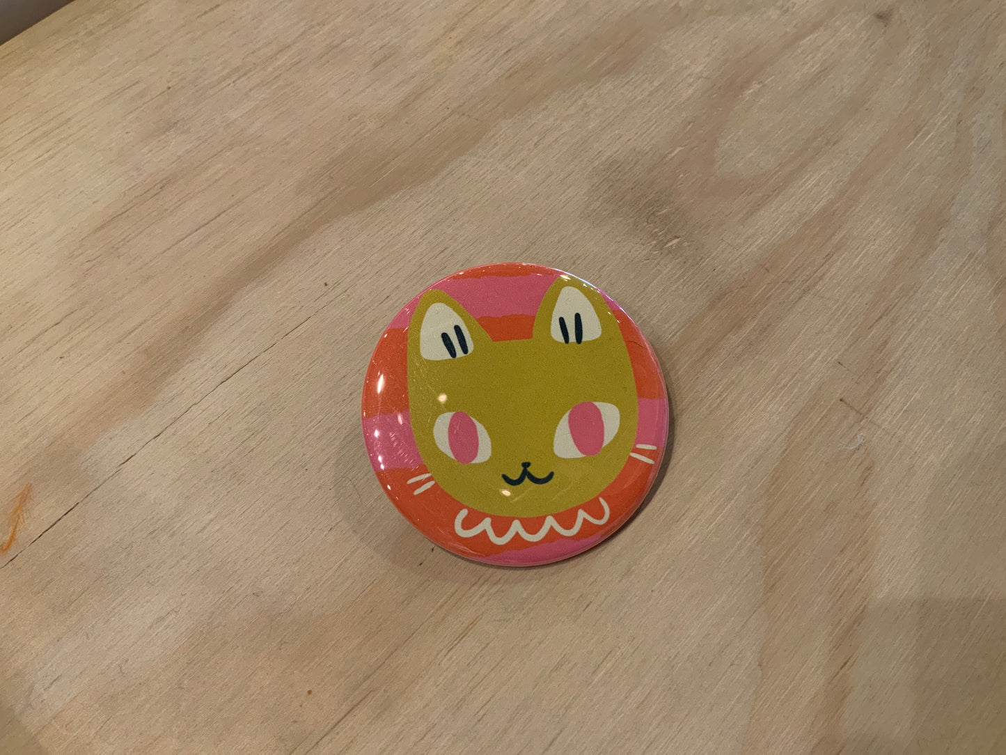 Colorful fun cat magnets 2.25 inches