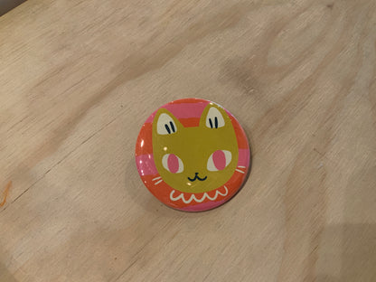 Colorful fun cat magnets 2.25 inches