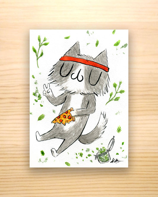 meu! by Kevin Chan - Sweet Leaf - 5x7 print