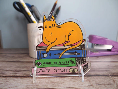 Acrylic Cat Desk Ornament Standee Trinket