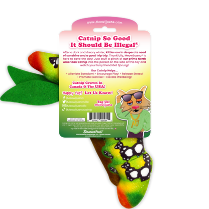 Meowijuana - Get Sprung Hungry Caterpillar Refillable Catnip Cat Toy