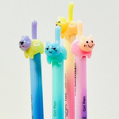 Cat Tail Colors Gel Pen