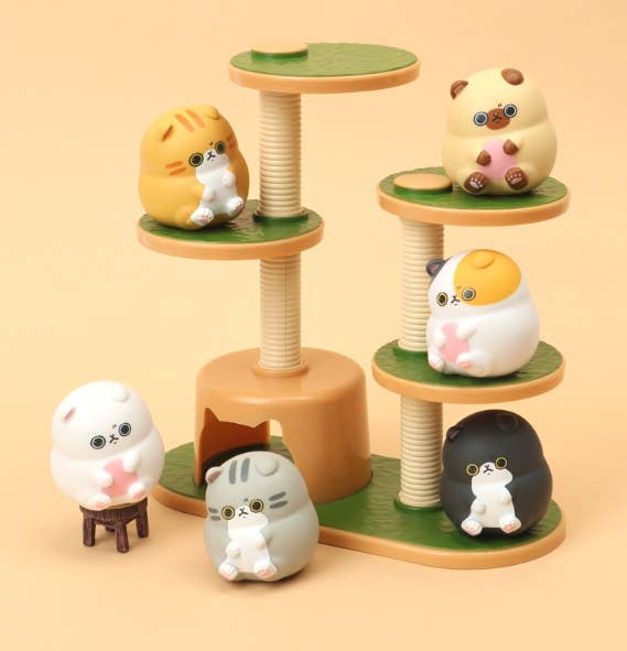 K-Wonderland - Cat tree-style display stand- Cat Tower for collect Figure