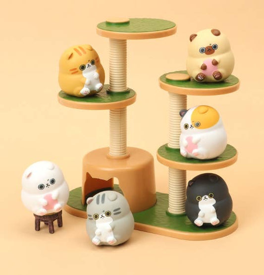 K-Wonderland - Cat tree-style display stand- Cat Tower for collect Figure