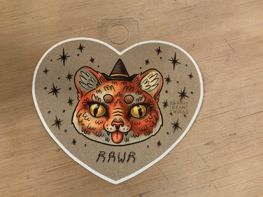 Rawr sticker