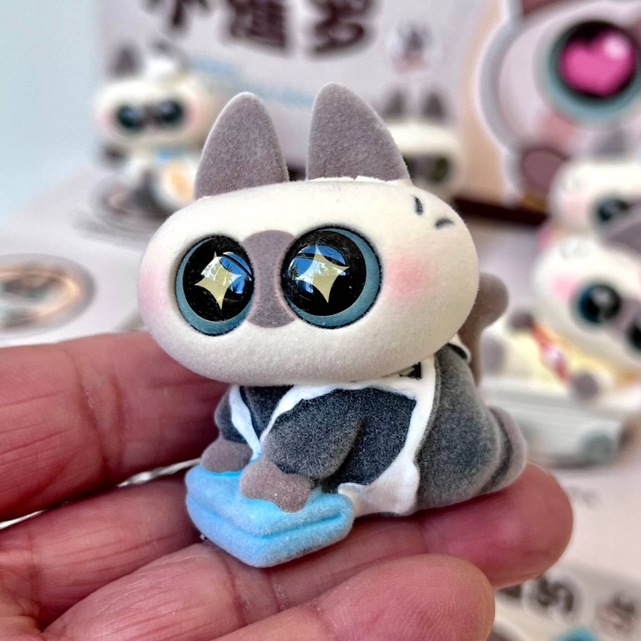 Big Eyed Cat Figurine Blind Box