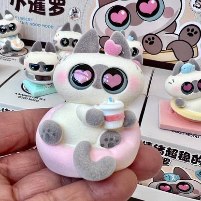 Big Eyed Cat Figurine Blind Box