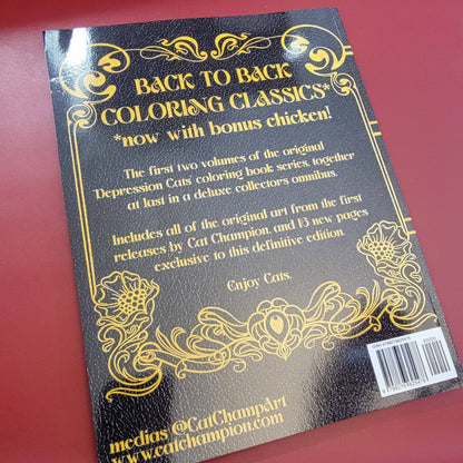 Coloring Book: "Depression Cats Deluxe"