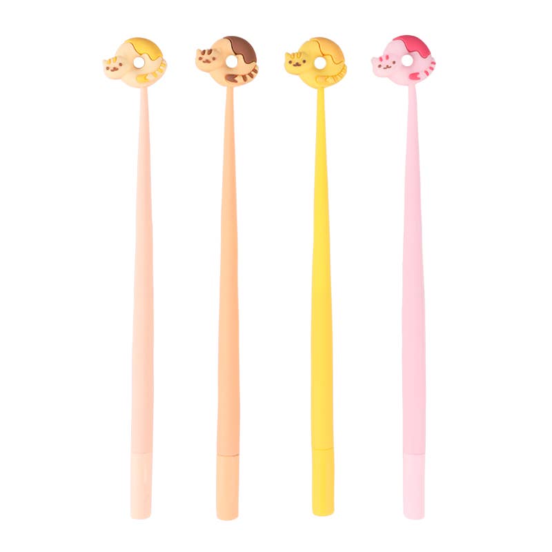 Cat Donuts Wiggle Gel Pen