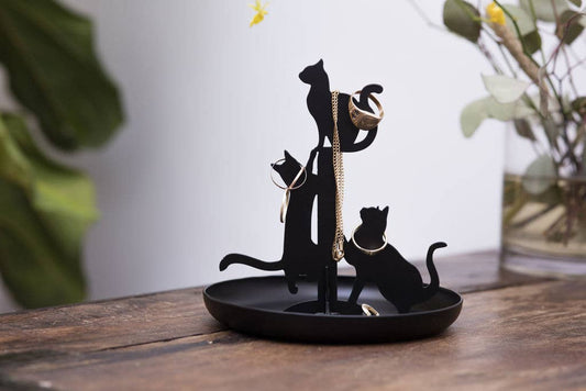 Black Cats Jewelry Holder