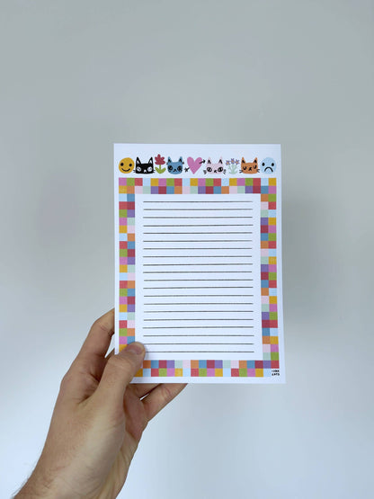 I LIKE CATS - Cat Themed Notepad, Listpad, Shopping List & Planner