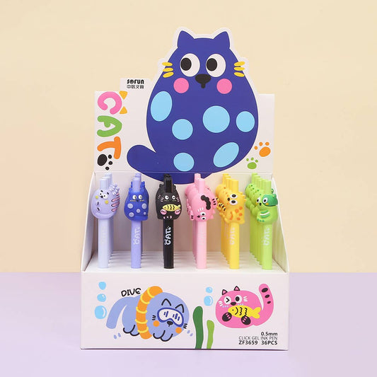 SoFun Cat retractable gel pen