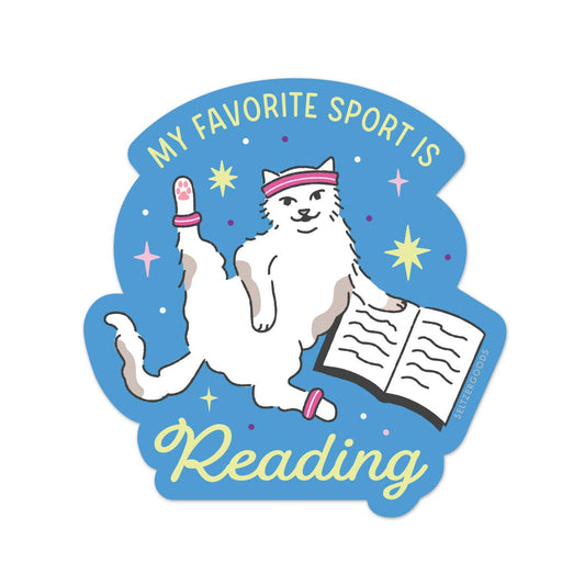 Seltzer Goods - Reading Sport Cat Sticker