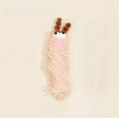 Cheerhunting - Moo - Fluffy Plush Caterpillar Cat Toy – Soft & Interactive