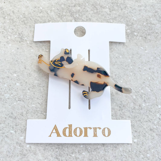 Adorro - Stella | Cute Stretching Cat Eco-Friendly Hair Clip