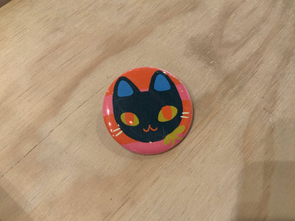 Colorful fun cat magnets 2.25 inches