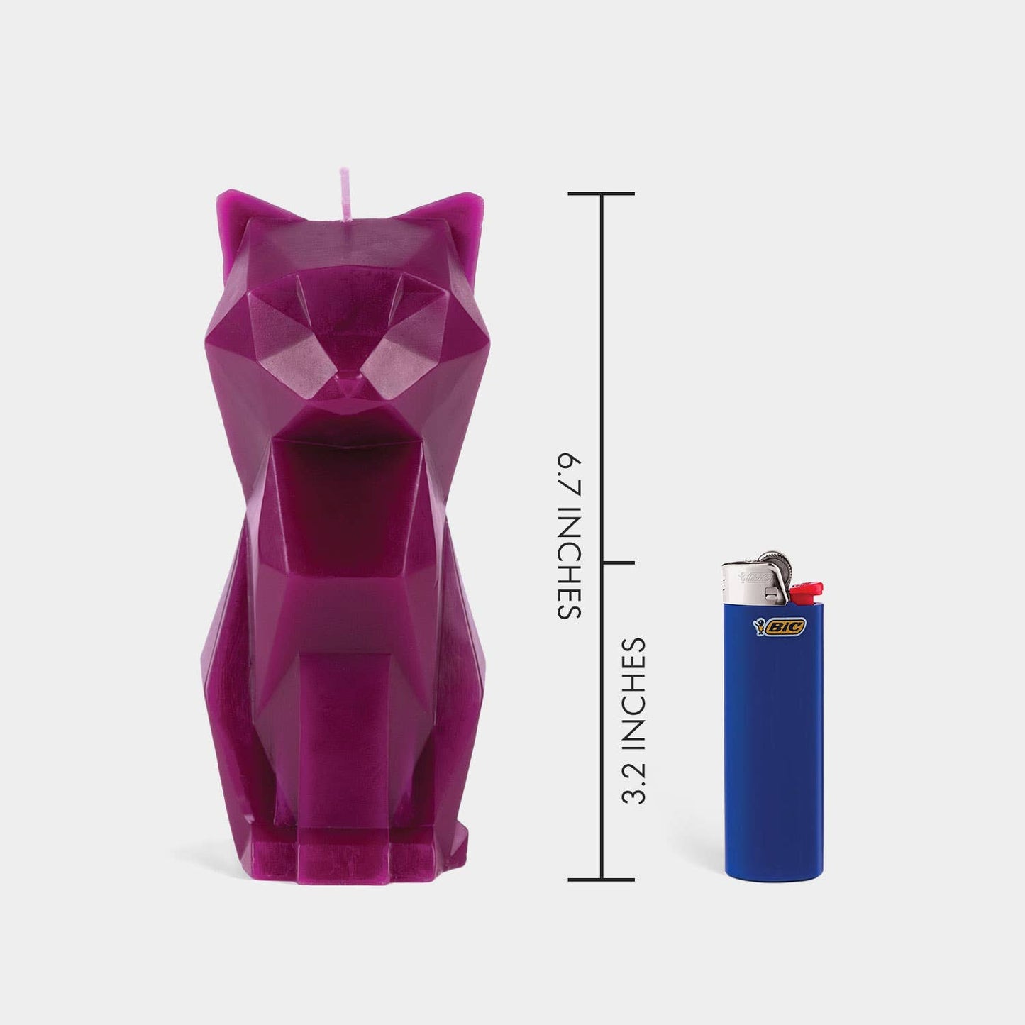 Cat Candle | Hidden Skeleton Inside