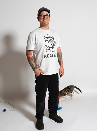 “Resist” cat shirt