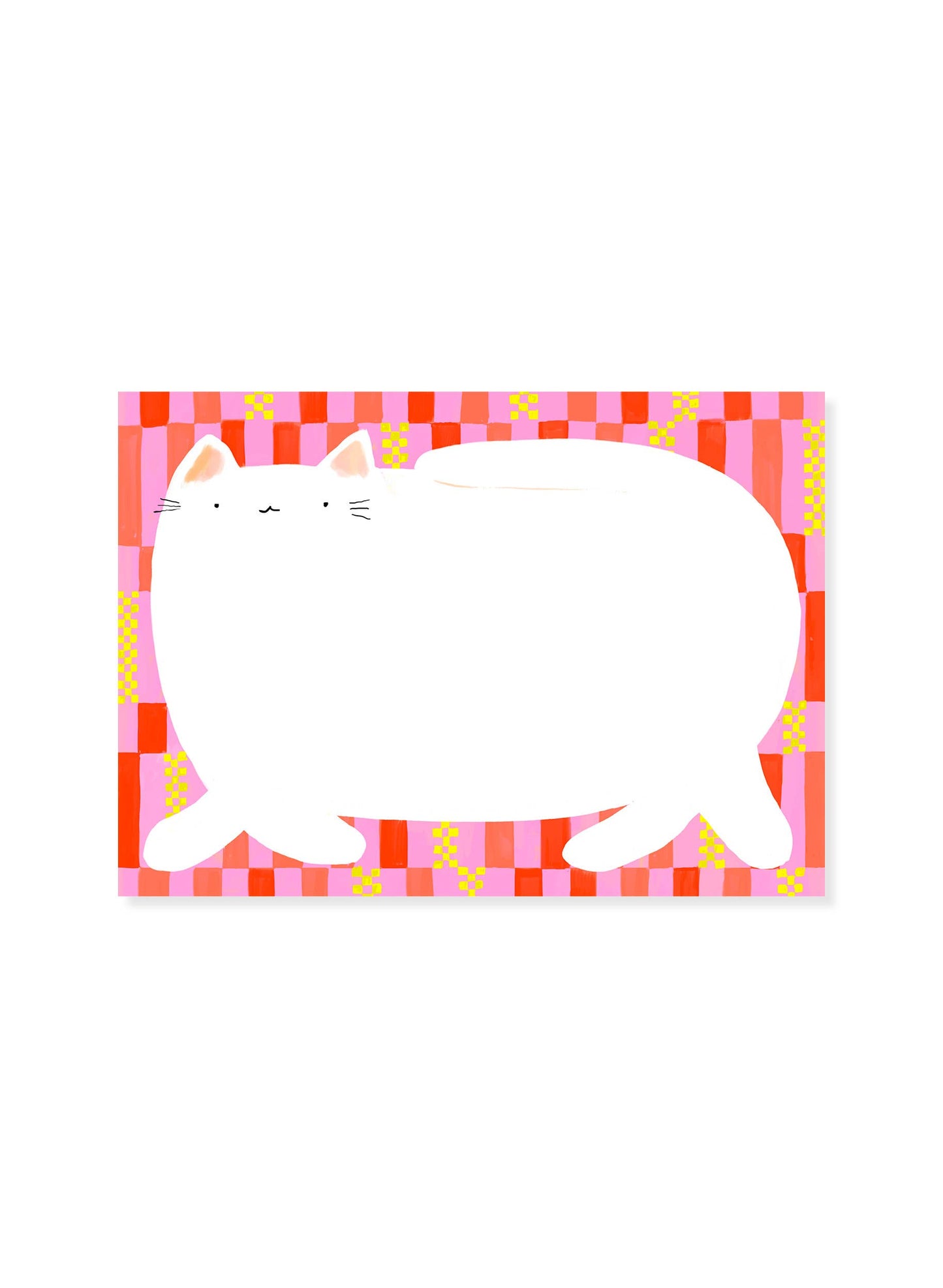 Karen Schipper - Chester Cat Notepad - Cute Animal Notepad