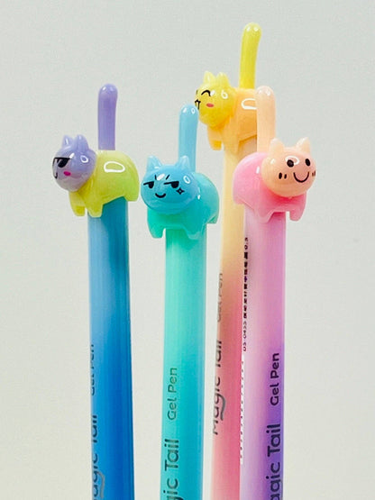 Cat Tail Colors Gel Pen