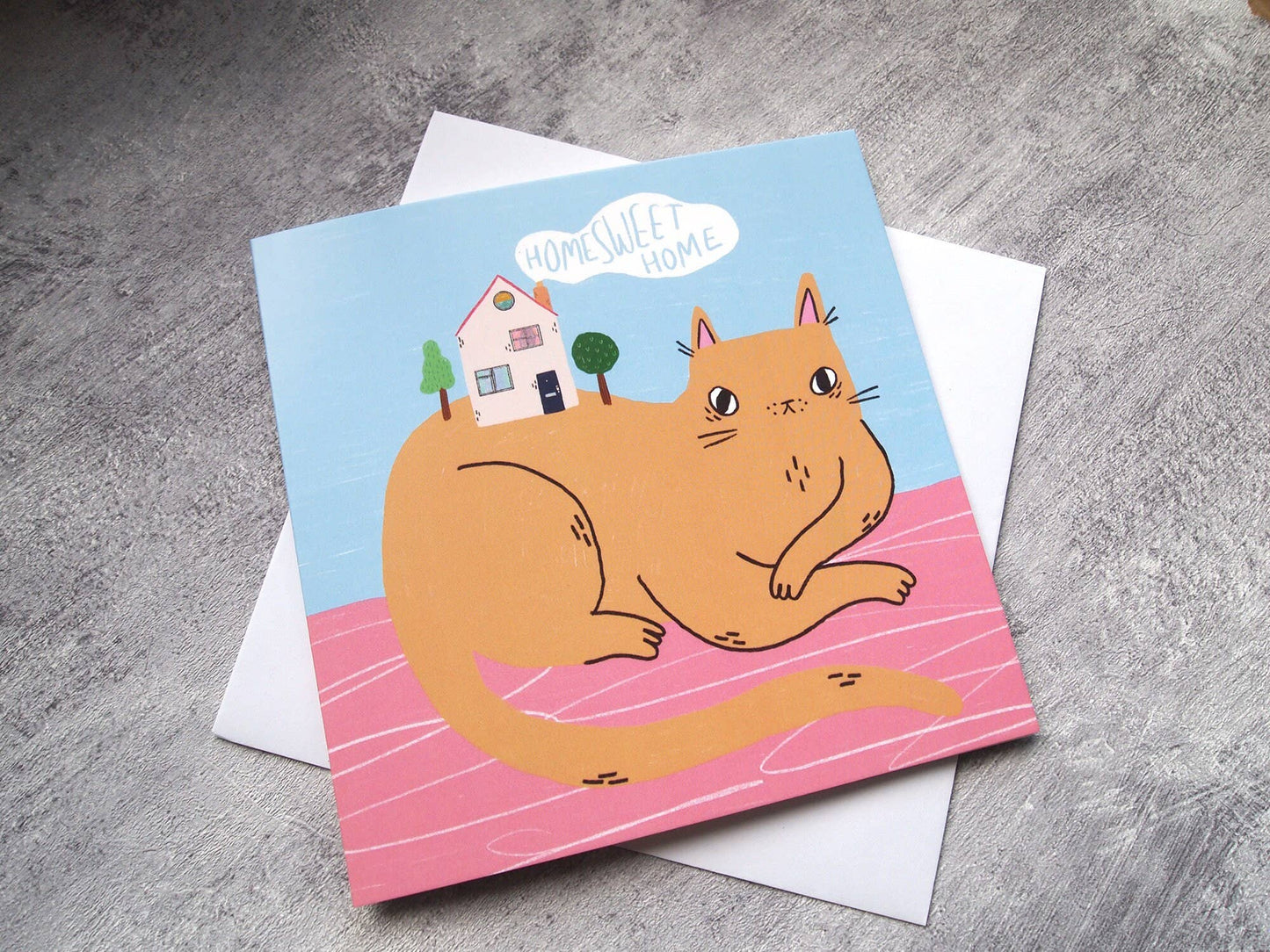 I LIKE CATS - New Home Housewarming Card
