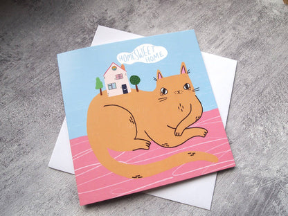 I LIKE CATS - New Home Housewarming Card