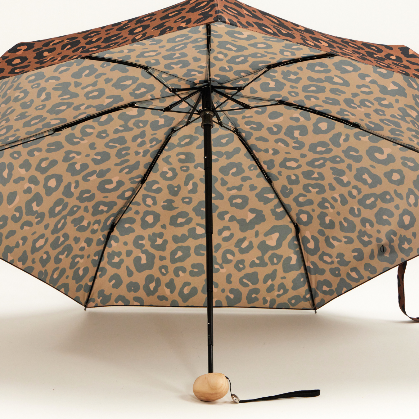 Leopard Print Eco-Friendly Mini Pocket Umbrella