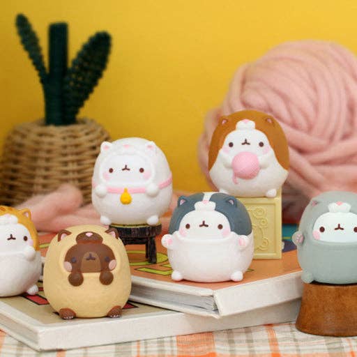 Molang Lazy Cat Costume Figure Blind Box Random Toy Vol.5