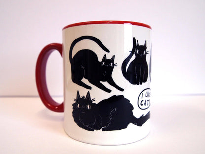 Black Cats Coffee Mug
