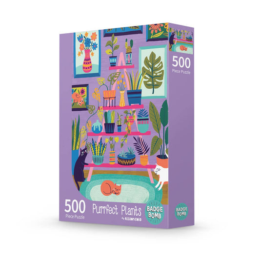 Purrfect Plants 500 Piece Puzzle