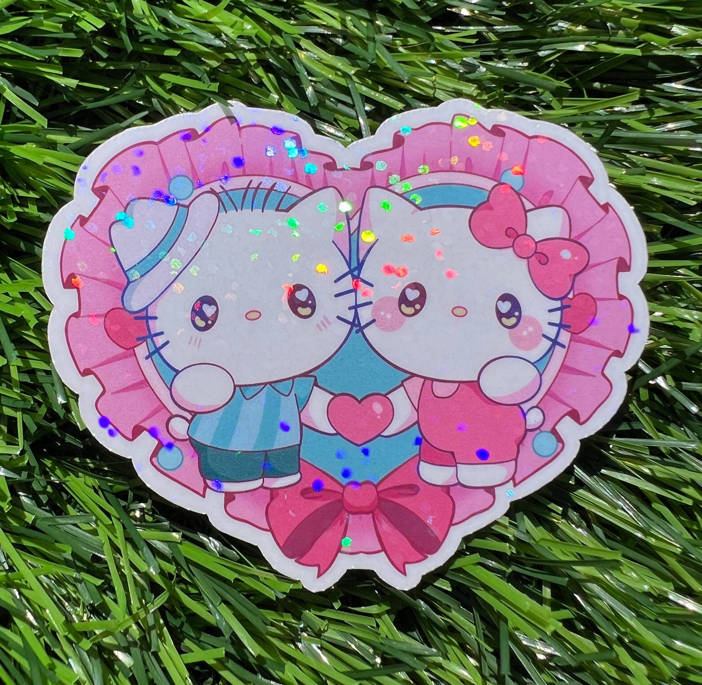 Mothers Of Orion - Sanrio Couple Sticker Hello Kitty/Dear Daniel
