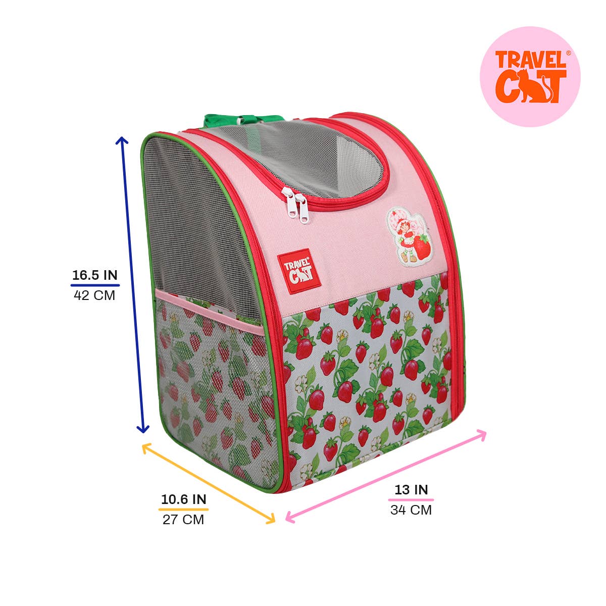 Travel Cat Wholesale - Strawberry Shortcake x Travel Cat Backpack - Officially Licensed