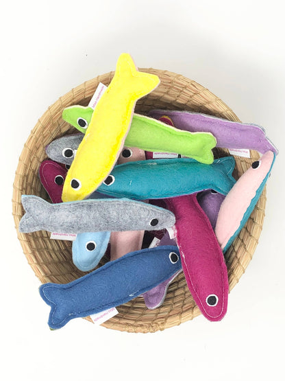 Wool Catnip Sardines s/3 & Bulk