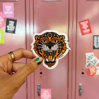 Golden Gems - Hell Raisers Tiger Sticker