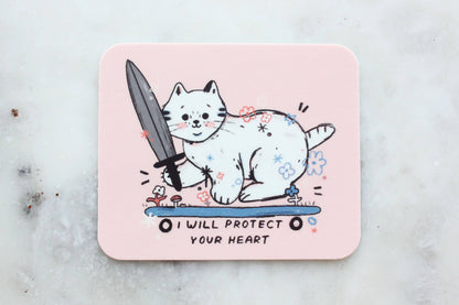 I Will Protect Your Heart Vinyl Sticker